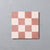Mini Chequerboard Iris Cement Tile